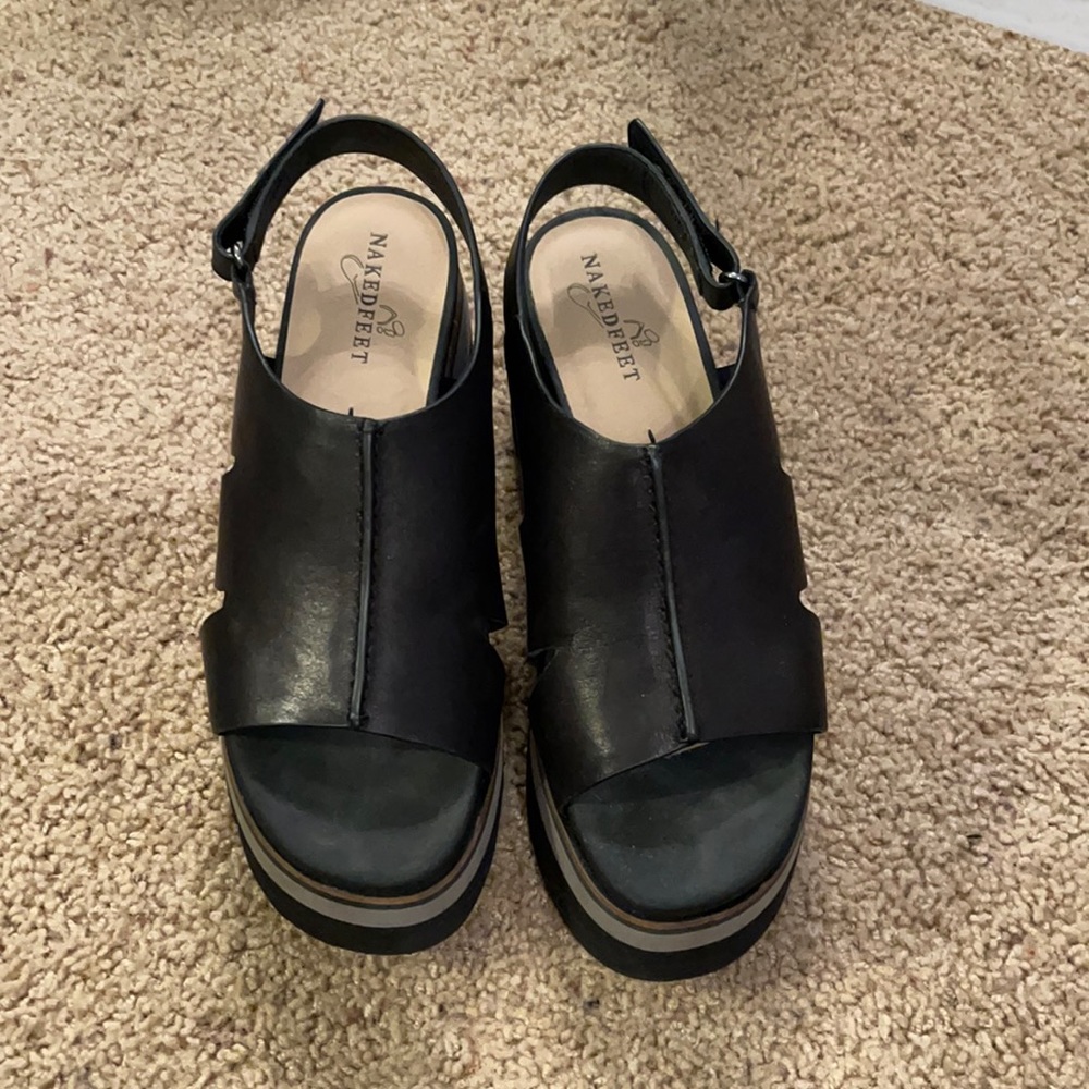Naked Feet Platform Wedges